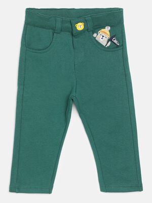 Fleece Long Trousers -Green